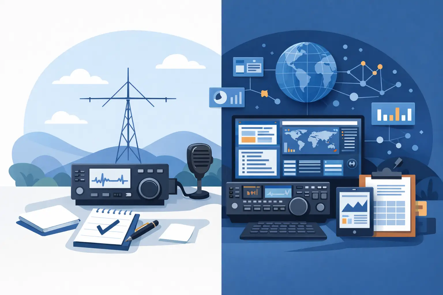 Simple Versus Complex Logging for Ham Radio